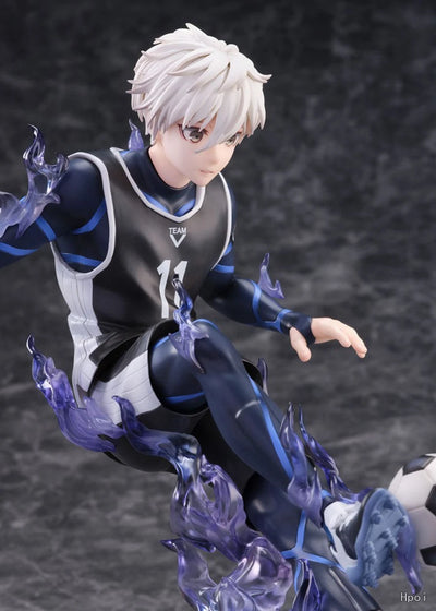 18cm Blue Lock Anime Figure Japanese Football Boy Seishiro Nagi Action Figure Isagi Yoichi Figurine Adult Collection Model Toys