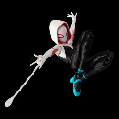 13cm Sv Action Gwen Stacy Action Figure PVC Collection Sentinel Marvel Spider-Man Into the Spider-Verse Spider-Gwen Model Toys