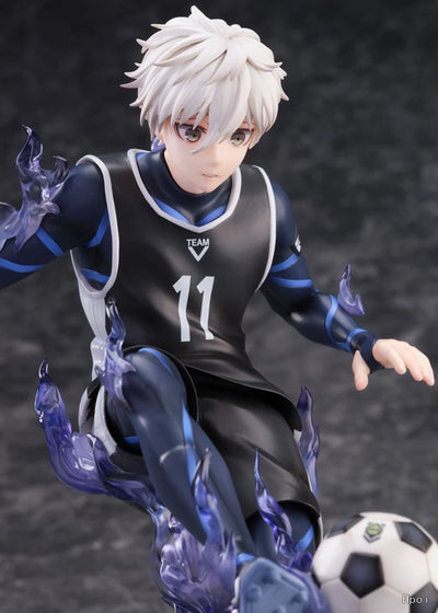 18cm Blue Lock Anime Figure Japanese Football Boy Seishiro Nagi Action Figure Isagi Yoichi Figurine Adult Collection Model Toys