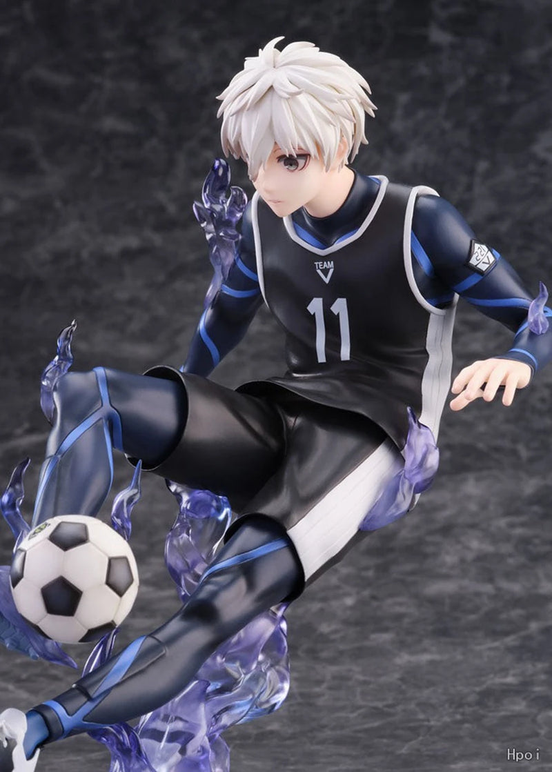 18cm Blue Lock Anime Figure Japanese Football Boy Seishiro Nagi Action Figure Isagi Yoichi Figurine Adult Collection Model Toys