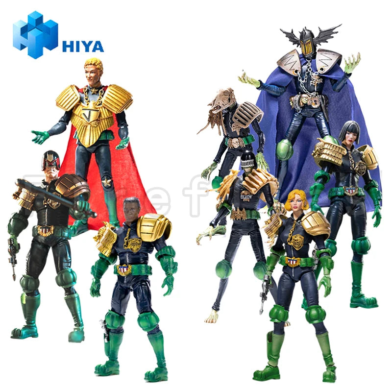 1/18 HIYA Action Figure Exquisite Mini Series Judge Dredd Series Anime Collection Model Toy