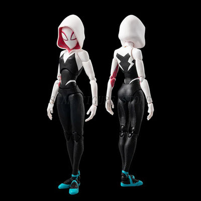 13cm Sv Action Gwen Stacy Action Figure PVC Collection Sentinel Marvel Spider-Man Into the Spider-Verse Spider-Gwen Model Toys