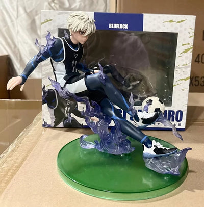 18cm Blue Lock Anime Figure Japanese Football Boy Seishiro Nagi Action Figure Isagi Yoichi Figurine Adult Collection Model Toys